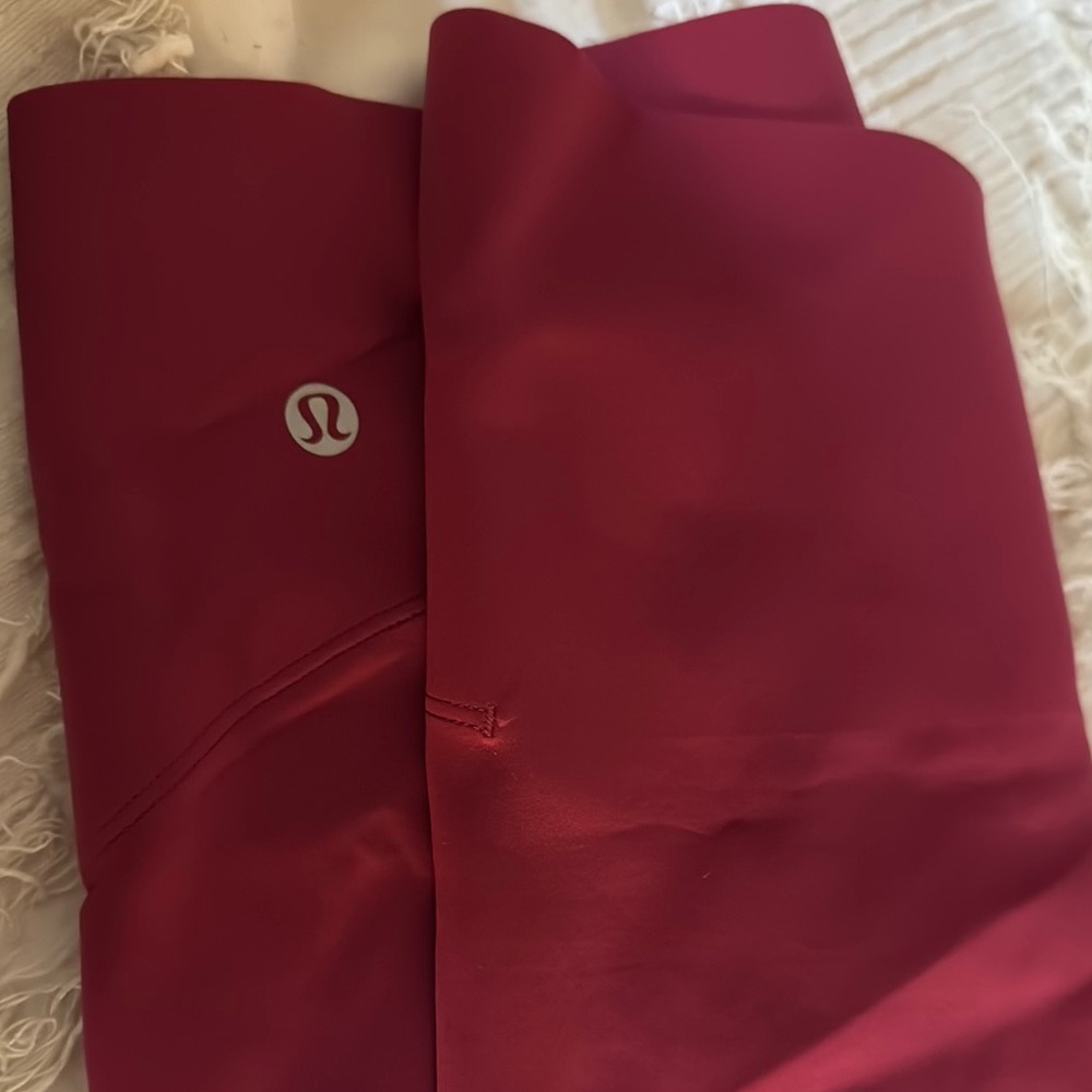 Lululemon Athletica Red Leggings